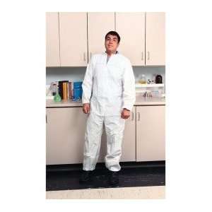  GammaGuard CE White Clean Room Lab Coats with Tunnelized 