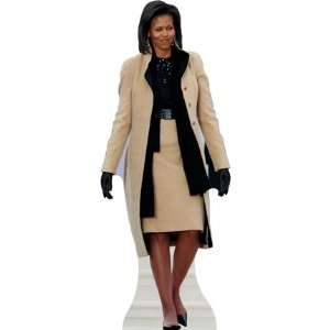    Michelle Obama Coat Cardboard Cutout Standee