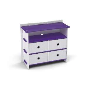  Legaré Kids 36 Dresser Purple & Whtie
