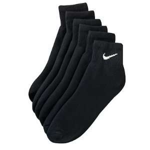 Nike Mens Moisture Wicking Performance Quarter Crew Socks 6 Pack 