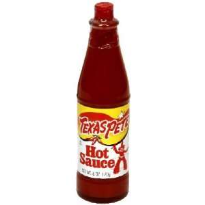 Texas Pete, Sauce Hot, 6 Ounce (12 Pack) Grocery & Gourmet Food
