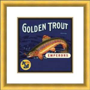  Golden Trout by The Miles Graff Collection   Framed 