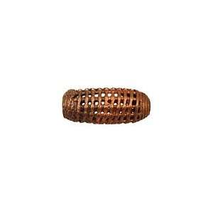  African Brass Small Cage Rice 22 24x10 11mm Beads Arts 