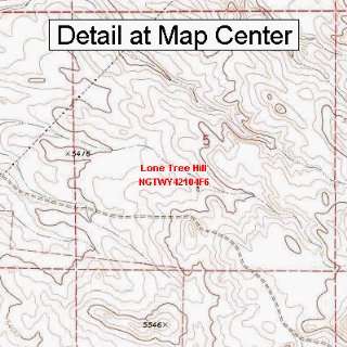   Map   Lone Tree Hill, Wyoming (Folded/Waterproof)