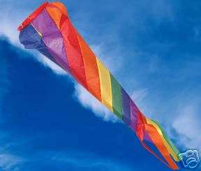 60CM RAINBOW TURBO SPINNER FOR WINDSOCK FLAG POLE  