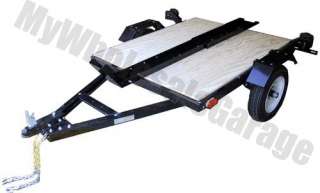 Single Bike Rail FLATBED Carrier 4x5 Motorcycle Trailer  