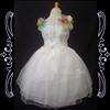   Princess Wedding Pageant Costumes Dance Dresses NEW White 3 4 years