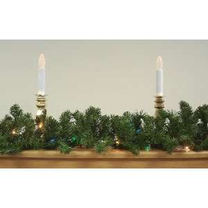   Green Pine Artificial Christmas Garland   Multi Lights