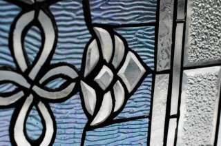 Tiffany Style clear Stained Glass Window Panel  