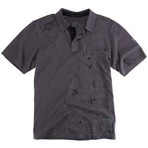  Fox Racing Trading Up Polo   Large/Charcoal Automotive