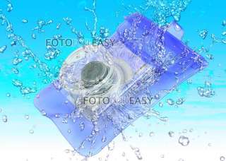 Waterproof Underwater Blue Diving Dive Digital Camera Case Dry Bag fr 