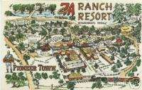 WIMBERLEY TX 7A Ranch Resort and Pioneer Town postcard  