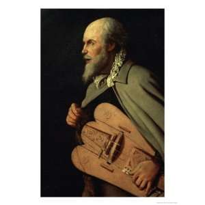  The Hurdy Gurdy Player, circa 1628 1630 Giclee Poster 