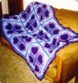 How To CROCHET PATTERN Hearts Afghan Throw Cover 526  