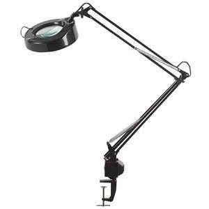   Magnifier Lamp, Black, Diopter 5, 3X Magnification Arts, Crafts