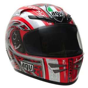 AGV Stealth Motorcycle Helmet Razor Red