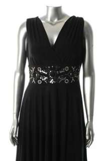 Ronni Nicole NEW Black Career Dress Embellished Sale 16  