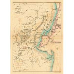  Marshall 1836 Antique Plan of the Northern Part of New 