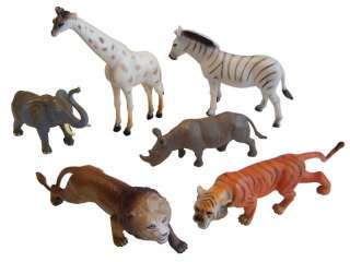 Wild ANIMAL KINGDOM Zoo African Safari Jungle Toys  