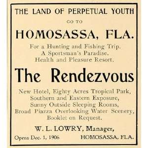   Perpetual Youth Rendezvous Hotel   Original Print Ad