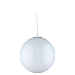 Sea Gull 1 Light Hanging Globe White Pendant Light 6018 15 NEW  