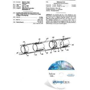 NEW Patent CD for ELONGATED APERTURE ELECTRON GUN STRUCTURE FOR FLAT 