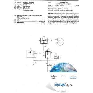   CD for PNEUMATIC AIR CONDITIONING CONTROL SYSTEM 