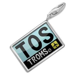 FotoCharms Airport code TOS / Tromsø country Norway   Charm with 