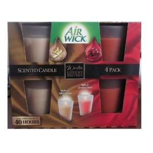 Air Wick Scented Candle 4 Pack Winter Luxury Edition 062338840314 