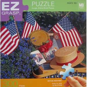   Picnic Puzzle 300 Extra Large & Extra Thick Pieces Toys & Games