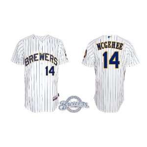   Jerseys #14 Casey McGehee White stripe Cool Base Jersey (ALL are Sewn