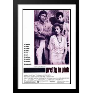  Pretty in Pink Framed and Double Matted 20x26 Movie Poster 