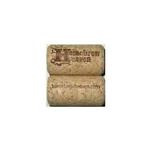  Wine Corks, Bag Of 100, 9 Corks with Homebrew Heaven Logo 