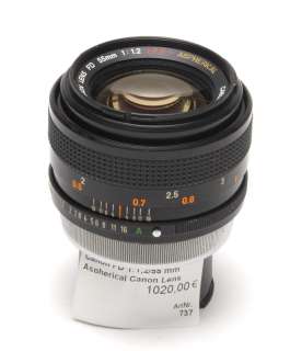Canon FD 11,2/55 mm Aspherical Canon Lens  