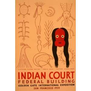 INDIAN COURT FEDERAL BUILDING GOLDEN GATE INTERNATIONAL EXPOSITION SAN 