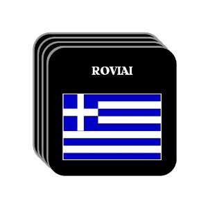  Greece   ROVIAI Set of 4 Mini Mousepad Coasters 