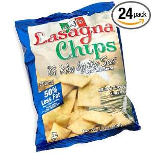 Lasagna Chips, A Kiss by the Sea Sea Salt Flavor, 1.5 Ounce 