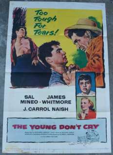   Young Dont Cry (1957) Sal Mineo/James Whitmore/J. Carrol Naish  
