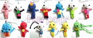   Voodoo doll cell Phone Bags straps Charms 7cm party supplies  