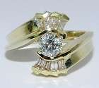 White Gold Bypass Diamond Engagement Ring  