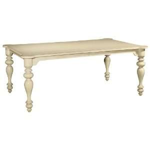 Ty Pennington Rectangular Dining Table with Vintage Ivory Finish by 