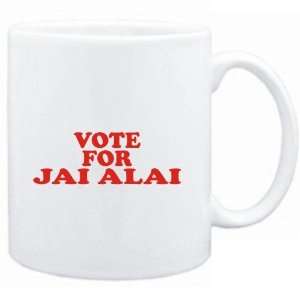  Mug White  VOTE FOR Jai Alai  Sports