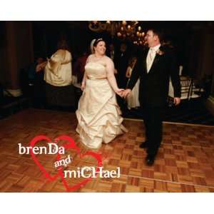  Personalized Wedding Reception Dance Floor Decals Sticker 