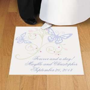 Personalized Spring Wedding Floor Cling   Party Decorations & Floor 