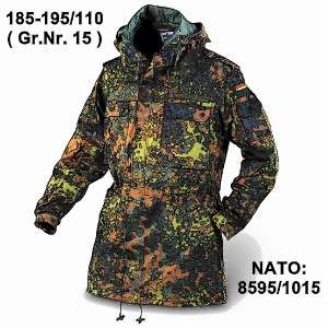   Quality Hunt Fleck Camo   German Military Parka 8595/1015 2XL  