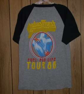 Judas Priest Concert Tour T Shirt Vintage 1986 Rare  