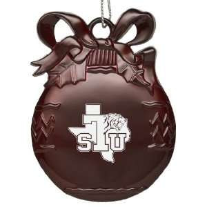  Texas Southern University   Pewter Christmas Tree Ornament 