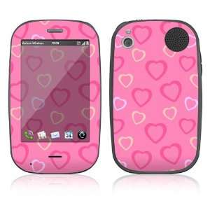  Palm Pre Plus Decal Skin   Pink Hearts 