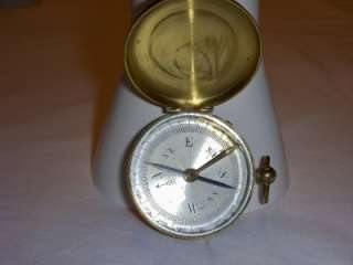   Brass Pocket Compass with Locking Needle, Made in France  