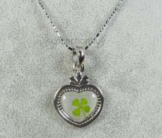 Lucky Irish Four Leaf Clover Pineapple Necklace Jewelry  